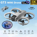 GT3 Drones Mini 8K HD Dual Camera Intelligent Obstacle Avoidances Aerial Photography Flyer Optical Flow Positioning Beginner UAV - M & M Global