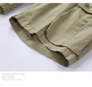 Summer Men Cargo Cotton Shorts Mens Multi Pocket Casual Shorts Spring Mens Jogger Pants Fashion Beach Shorts Dropshipping LZLLTT