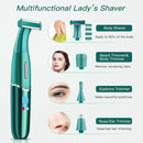 4 in 1 Intimate Areas Haircut Shaver Women Bikini Line Sensitive Razor Balls Pubic Hair Shaving Trimmer Face Beard Clipper 5683A - M & M Global