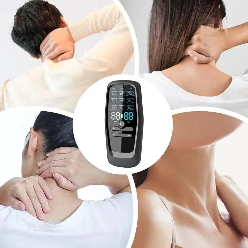 Cervical Massage Machine Electric Micro-Current Massage Machine For Neck Multi-Functional Muscle Exercise Massager For Travel - M & M Global