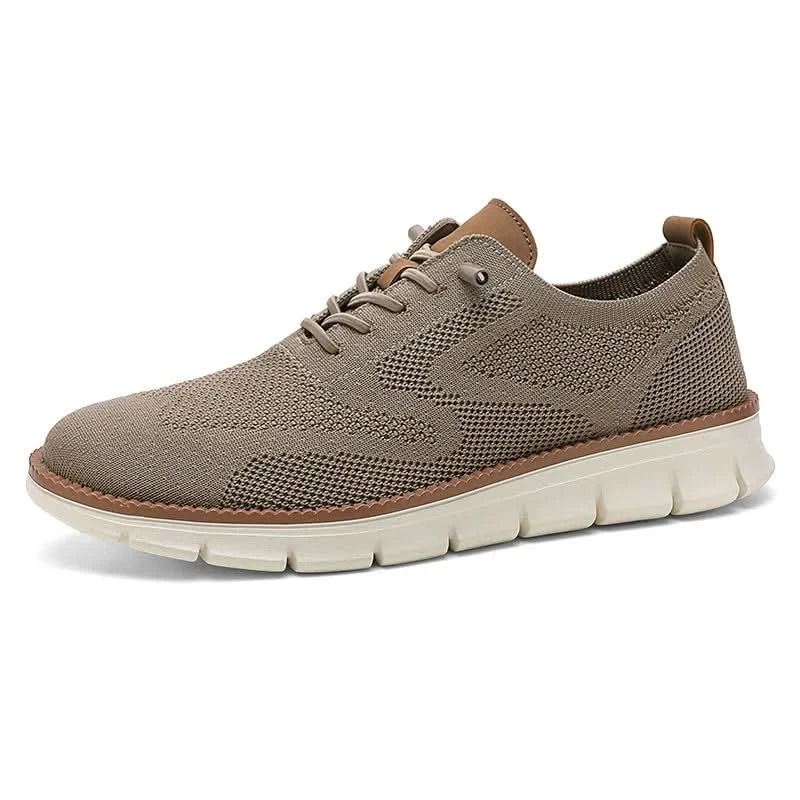 YRZL Men Casual Sports Shoes Anti Slip Wear-Resistant Breathable Cushioning Color Blocking Design Versatile Casual Sports Shoes - M & M Global