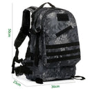 Outdoor Sport Camping Backpack Hiking Trekking School Bag Travel Cycling Walking Large Capacity Rucksack 3D Tactical Backpack - M & M Global