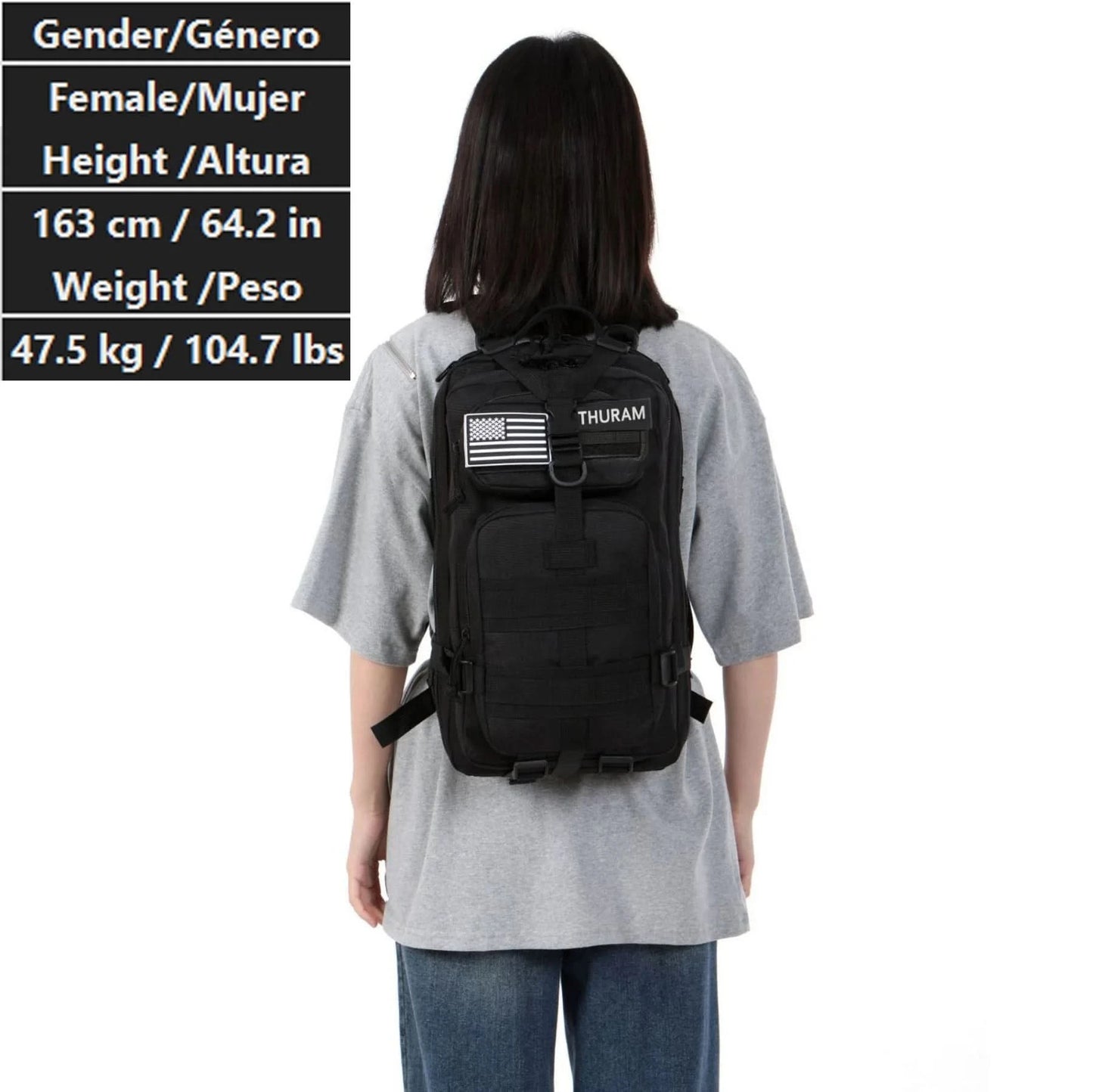 30L/50L 1000D Nylon Waterproof Trekking Fishing Hunting Bag Backpack Outdoor Rucksacks Tactical Sports Camping Hiking - M & M Global