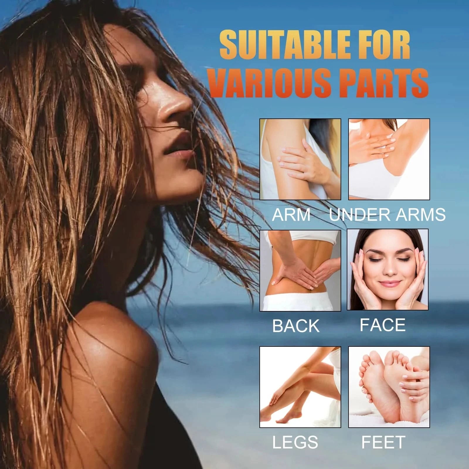 EELHOE tanning care gel for fast tanning creates natural bronzer, refreshing and moisturizing skin, and body tanning aid cream - M & M Global