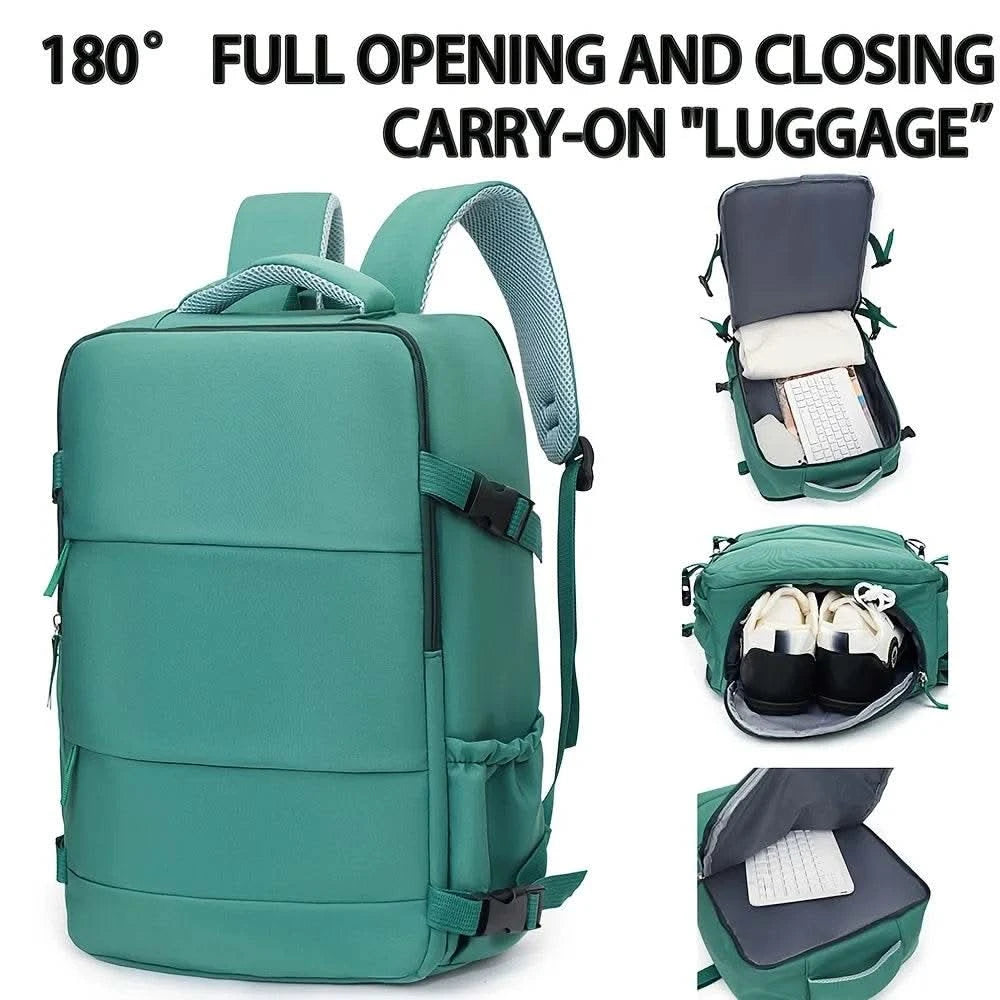 Couples Leisure Lightweight Backpack Travel Backpack Female New Backpack Student Schoolbag Large Capacity Travel Commuter Luggag - M & M Global