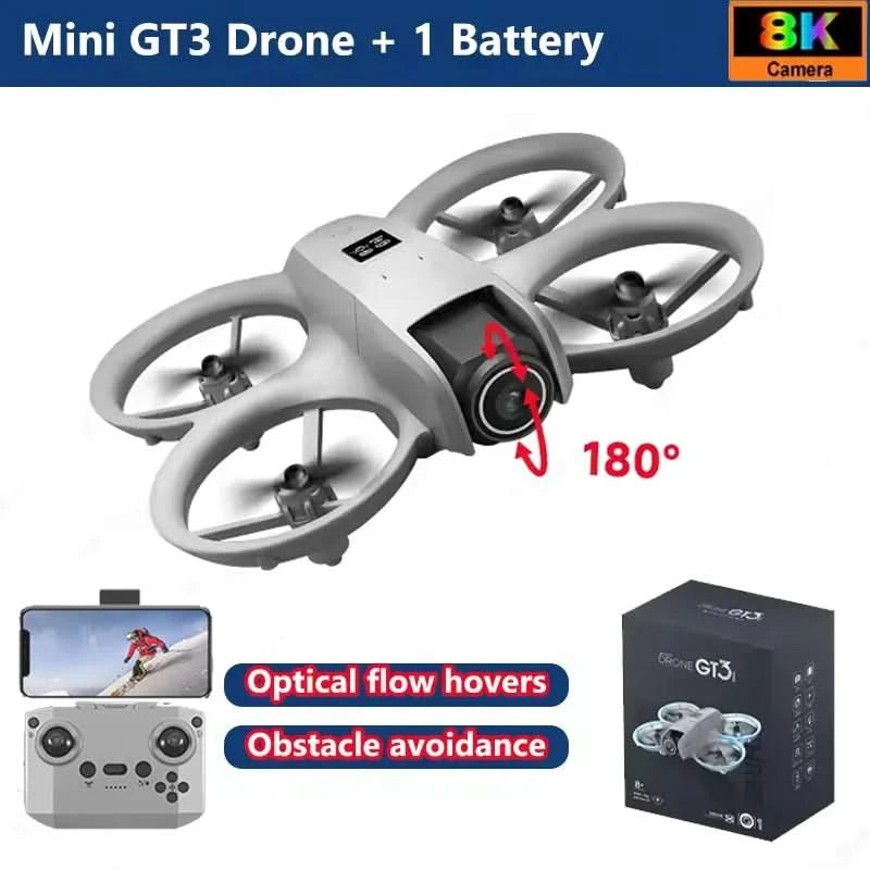 Original GT3 8K GPS Professional RC Drone Aerial Photography Remote Control Aircraft 5G HD Dual Camera Quadcopter Toys UAV Gifts - M & M Global