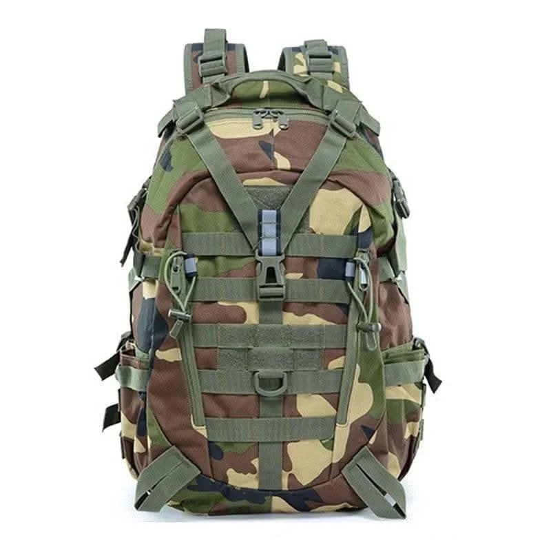 40L Tactical Backpack for Men Camping Hiking Backpacks Reflective Outdoor Travel Bags Survival Molle Climbing Rucksack Bag - M & M Global