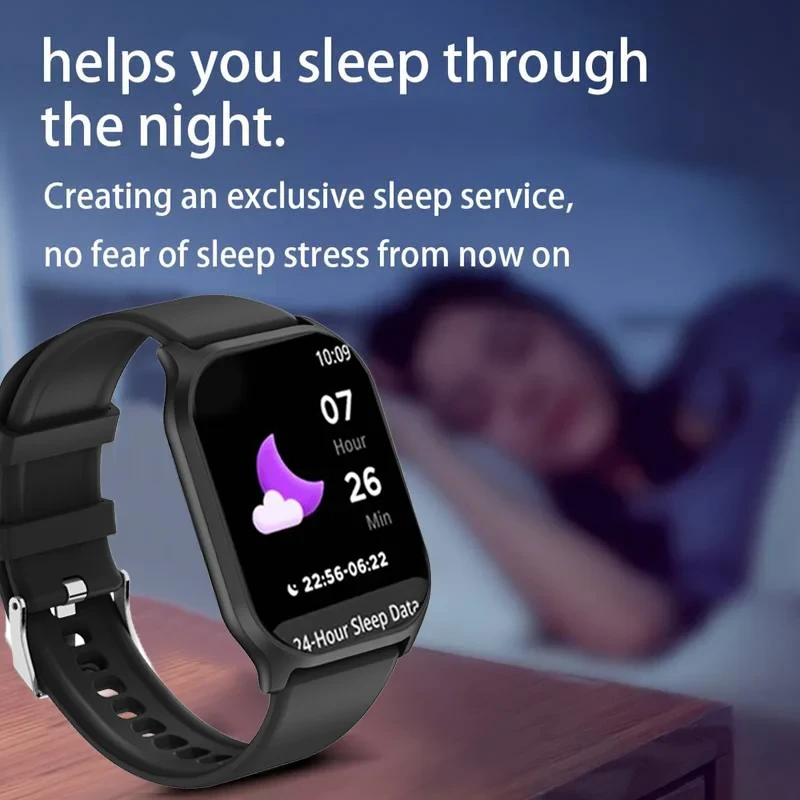 Smart watch, wireless calling /dial, multi -Sport mode,Suitable for men and women, Sleep Monitoring, for iPhone/Andriod