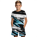 Children's Clothing Suit For Boy Summer Short Sleeve T-Shirt Set Shorts Child Clothing 3D Print Casual Boy Girl Children's Sets - M & M Global