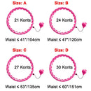 21/24/27/30 Knots Sport Fitness Hoops Abdominal Thin Waist Exercise Massage Hoop Fitness Equipment Gym Home Training Weight Loss - M & M Global