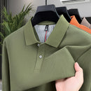 100% cotton trendy fashion brand spring and autumn new comfortable long sleeved men hot selling designer original polo shirt top