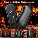 Hand WarmerRechargeable Hand Warmers 6000mAh Electric Heating Gloves 2 Pack Fast Warm Up Portable USB Charging Winter Gift for