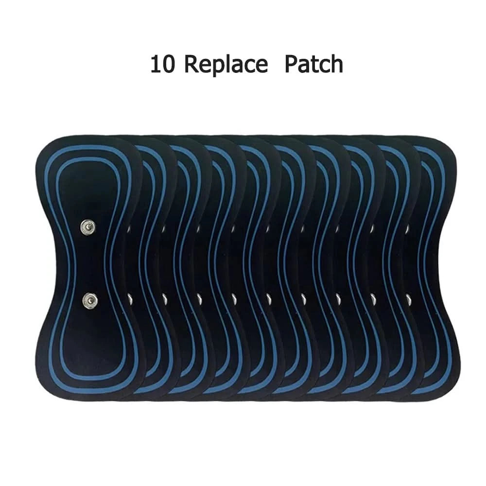 Neck Massager LCD Display EMS Electric Cervical Massage Patch Low-Frequency Pulse Muscle Stimulation Pad For Relaxation - M & M Global