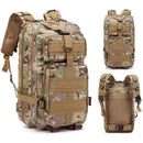 Men's Classic Tactical Backpack Travel Sports Camouflage Bag Outdoor Climbing Hunting Backpack Fishing Hiking Nylon 3P Pack Bag - M & M Global