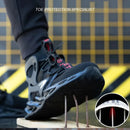 Steel Toe Shoes for Men Work Boots Lightweight Sneakers Indestructible Boots Anti-smash Anti-Punctur Construction Safety Shoes