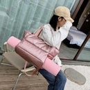 Women Gym Bags Waterproof Sports Swimming Yoga Mat Pink Weekend Travel Duffle Bags for Women Sport Fitness Shoulder Handbag