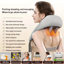 Shoulder And Neck Massager, Clamp Kneading Trapezius Muscle Relax Hot Compress Neck Massager - M & M Global