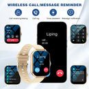 2026 New Bluetooth Call Smart Watch Information Push Men Women Health Monitoring Watch Pedometer IP68 Smartwatch For Android IOS