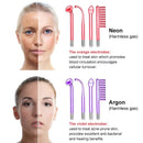 High Frequency Facial Wand For Hair Face Anti Aging Therapy Acne Tool  Neon+Argon Wands Skin Beauty (no handle） - M & M Global