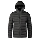 Men Autumn Winter New Thick Warm Hooded Parkas Jackets Coat Men Outwear Casual Windproof Waterproof Detachable Hat Parkas Men