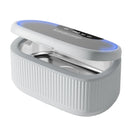 550ml Ultrasonic Cleaner, 45kHz Portable Jewelry Glasses Cleaning Machine, Deep Cleaning Ultrasound Appliance With 100ml Cleaning Solution, 5 Timer, 3 Power Levels, Degas Mode