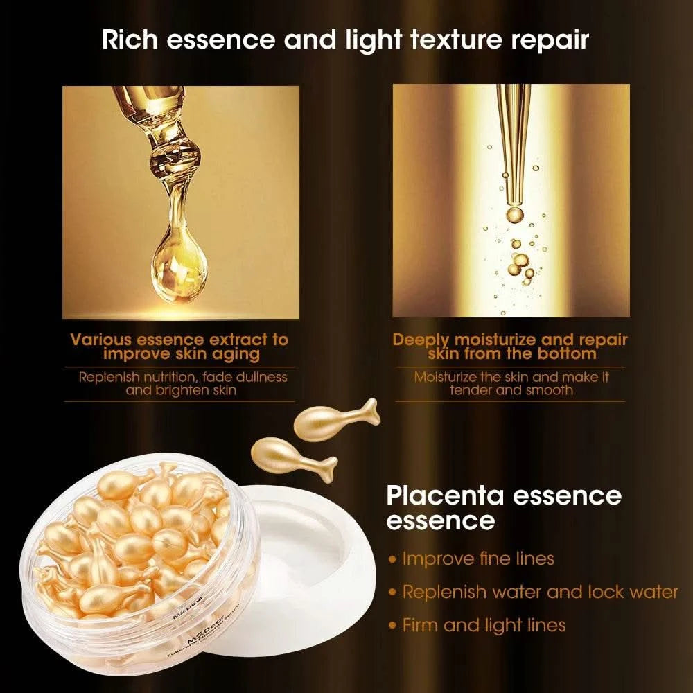 30/150Pcs Hyaluronic Acid Capsules Serum Hydrating Repair Moisturizing Essence Liquid Facial Deeply Nourishes Firming Skin Care - M & M Global