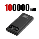 200000mAh Portable Power Bank External Battery High-capacity 120W Super Fast Charging LED Digital Display For Phone Durable Hot - M & M Global