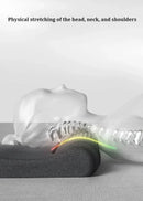 Heating Vibration Neck Massager Electric Cervical Pillow Back Traction Relax Sleeping Shoulder Neck Trapezius Muscle Massager - M & M Global