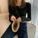 2025 Knitted Women Sweater Button O-neck Pullovers Spring Autumn Basic Sweaters for Female Pullover Slim Solid Bold Stripes Tops