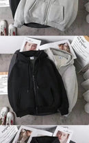 Elegant Fleece Solid Hooded Coats Fashion Women Long Sleeve 2025 New Autumn Winter Warm Hoodies Jackets Casual Y2K Sweatshirts