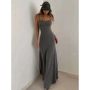 Summer Sexy Bodycon Long Dress Womens Y2k Clothes Sleeveless Sundress Evening Backless Dresses for Women Aesthetic 2024 - M & M Global