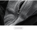 Winter New Thick Plus Size Warm Men's Fake Two-piece Trendy Cotton Jacket with Loose Zipper and Casual Cotton Jacket for Men