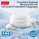 GREATWALL AI Translation Earphones, Classic Design In Ear Touch Wireless Earphones Music Game Sports Earphones Extra Long Batter