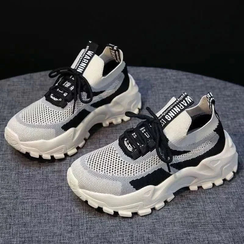 2025 Sneakers Women Platform Flat Shoes Woman Shoes Green Casual Trainers Ladies Chunky Sneakers Women Shoes - M & M Global