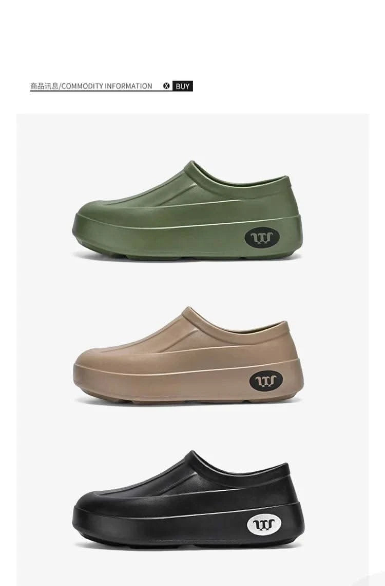 A Pair of Men's Wear-Resistant Men's Casual Shoes, Non-Slip, Wear-Resistant, Waterproof Work Shoes, Casual Sports Shoes for Men - M & M Global