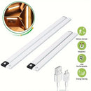 LED Motion Sensor Light Wireless USB Rechargeable Night Lamp Room Motion Detector Light Under Cabinet Lamp Night Lighting