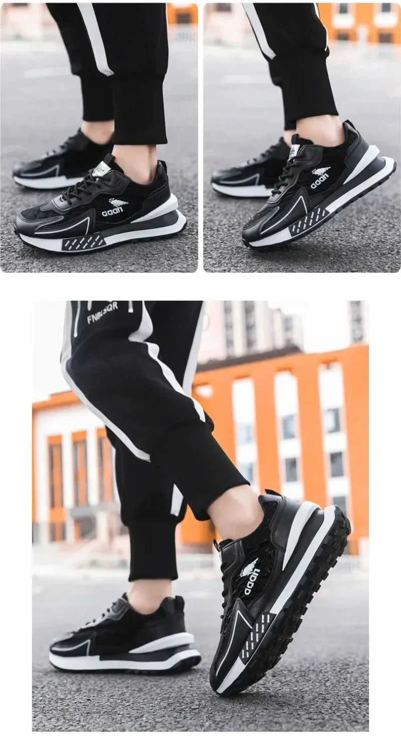 Men Sneakers Autumn Fashion Breathable Running Shoes Outdoor Jogging Sports Trainers Platform Non-slip - M & M Global