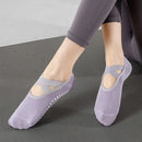 Women's Professional Yoga Socks Anti-Slip Sweat-Absorbent Breathable Pilates Ballet Dance Sport Socks for Active Ladies