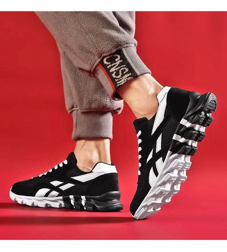 Brand Trend Size 46 47 48 Men's Wear-resistant Cushioning Thick-soled Fitness Sneakers Outdoor Breathable Running Shoes for Men - M & M Global