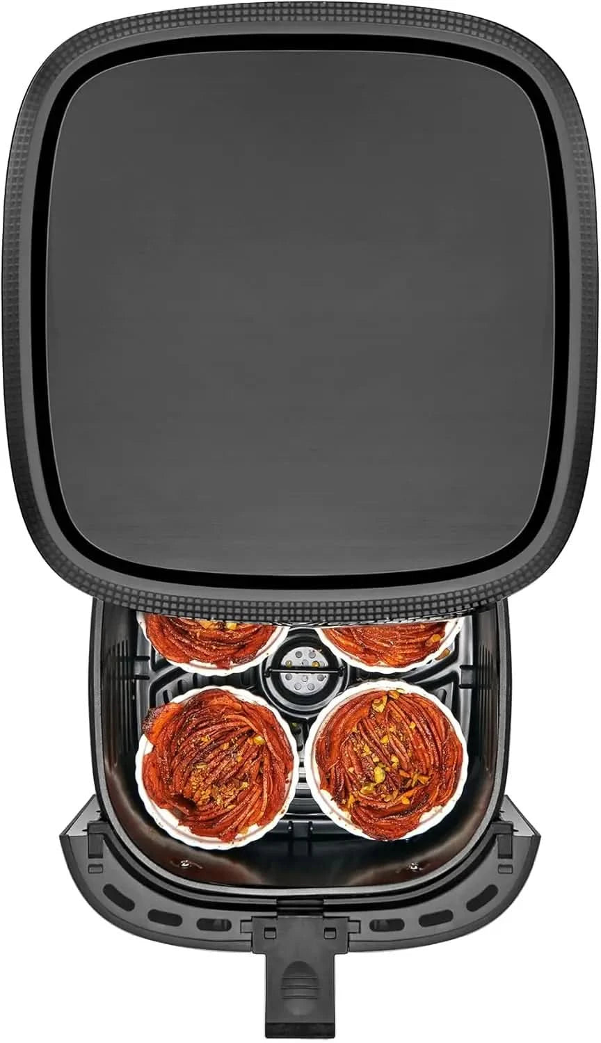 Touch Air Fryer, The Most Compact And Healthy Way To Cook Oil-Free, 5 Quart & Disposable Air Fryer Liners, Heat-Resistant Parchm - M & M Global