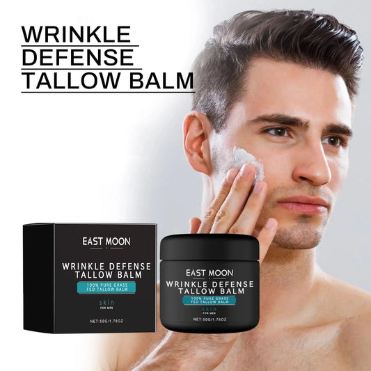 Wrinkle Defense Tallow Balm Fading Fine Lines On The Face, Anti Wrinkle Moisturizing Firming Revitalizing Skin Cream 1.76 oz - M & M Global
