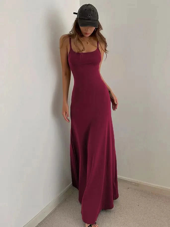 Summer Sexy Bodycon Long Dress Womens Y2k Clothes Sleeveless Sundress Evening Backless Dresses for Women Aesthetic 2024 - M & M Global
