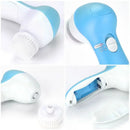 Electric Facial Cleaner 5 IN 1 Face Cleansing Brush Wash Machine Spa Skin Care Massager Blackhead Cleaning Facial Cleanser Tools - M & M Global