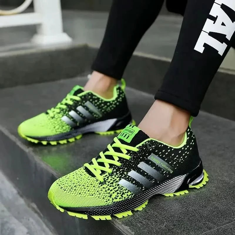 Men's Explosive Street Eye Catching Design Board Shoes with Unique Color Matching Breathable Comfortable Anti Slip Walking Shoes - M & M Global