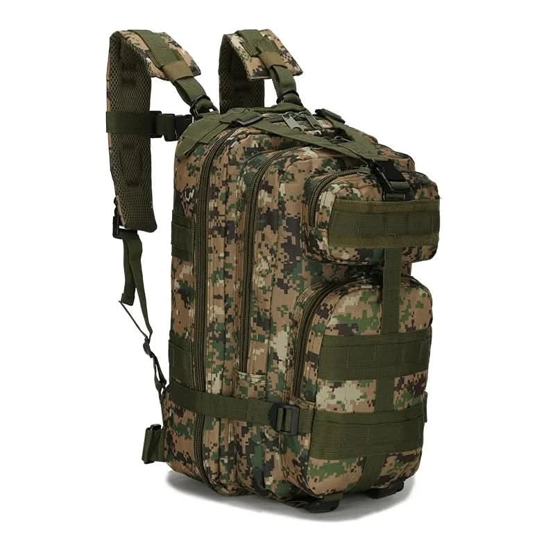 Men's Classic Tactical Backpack Travel Sports Camouflage Bag Outdoor Climbing Hunting Backpack Fishing Hiking Nylon 3P Pack Bag - M & M Global