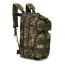 Men's Classic Tactical Backpack Travel Sports Camouflage Bag Outdoor Climbing Hunting Backpack Fishing Hiking Nylon 3P Pack Bag - M & M Global