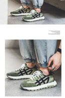 New men's trendy versatile casual sports shoes, men's thick-soled lightweight non-slip breathable trendy shoes кроссовки мужские - M & M Global