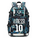 Messi C Ronaldo football bag star around high school students male and female large capacity backpack can be customized - M & M Global