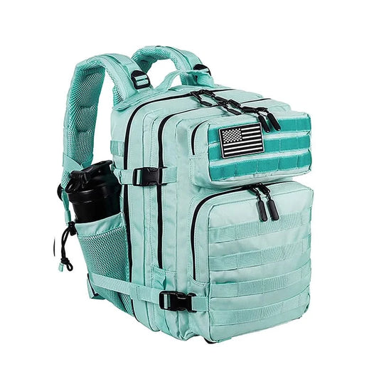 LHl 35L Tactical Backpack Small Athlete Gym Bag for Men/Women Qutdoor Travel Hiking Molle Rucksack with Bottle Holder - M & M Global