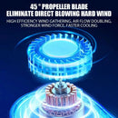 Hanging Neck Fan Digital Display Power Ventilador Bladeless Neckband Fan Portable Mini Air Cooler USB Rechargeable Electric Fans - M & M Global